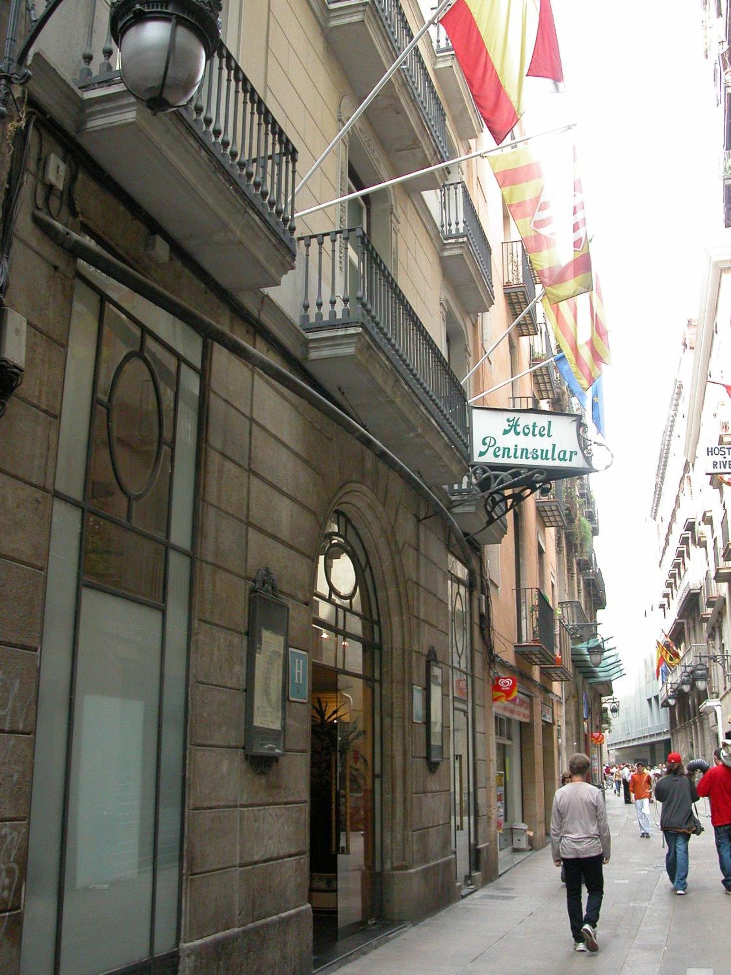 Hotel Peninsular Barcellona Esterno foto