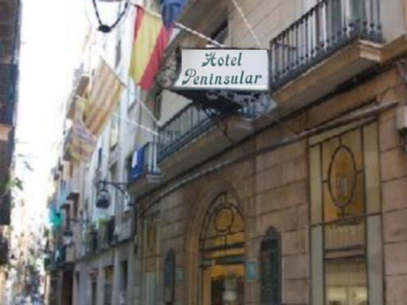 Hotel Peninsular Barcellona Esterno foto